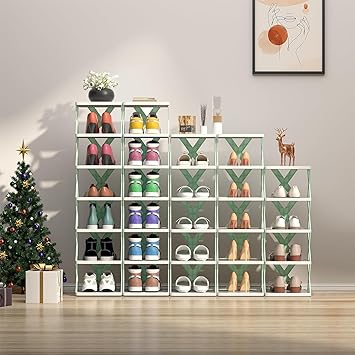 5 grids Narrow Shoe Rack Tower Shelf (P-273)